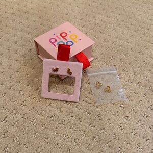 Pip Pop Earrings: Unicorn Studs & Pastel Rainbow Charm